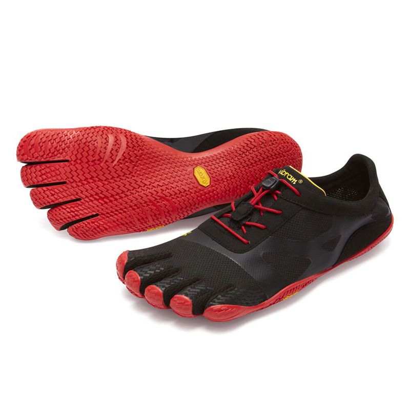 Vibram FiveFingers KSO EVO Férfi Edzőcipő - Fekete/Piros QGVL413